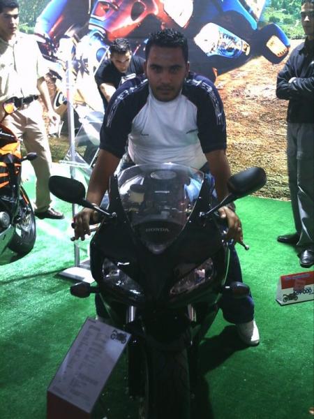 c moi sur la honda 1000